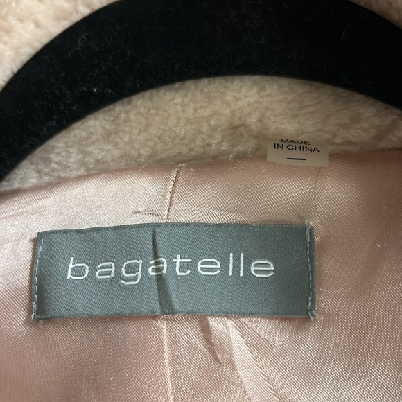 Bagatelle beige teddy cropped jacket SZ S - Picture 4 of 6